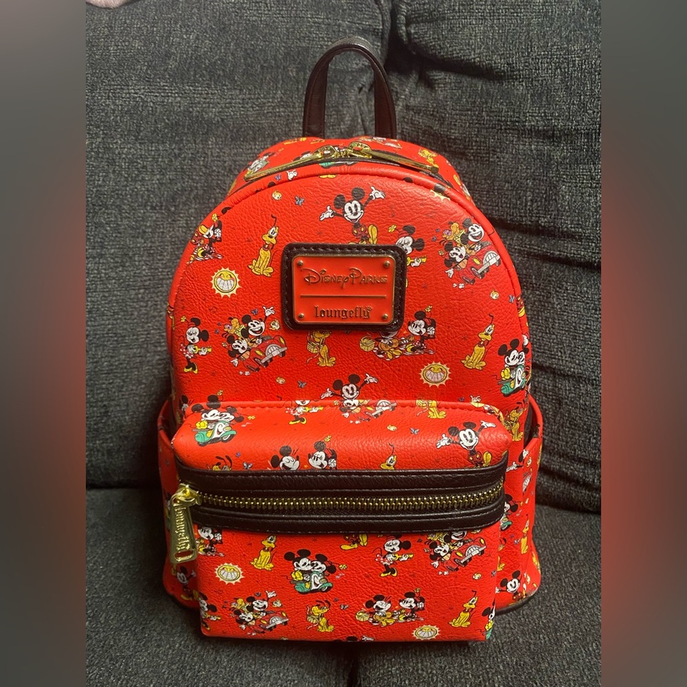 Loungefly Disney Parks Red Mickey Mouse Backpack - NEW WITH TAGS